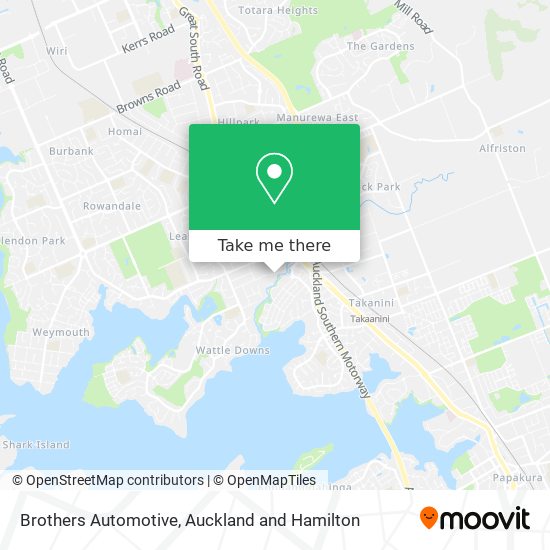 Brothers Automotive map