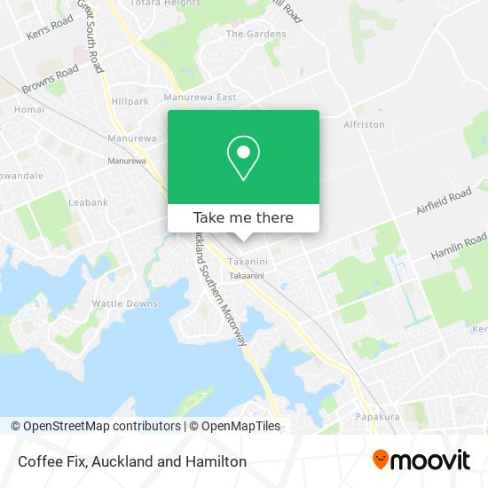 Coffee Fix map