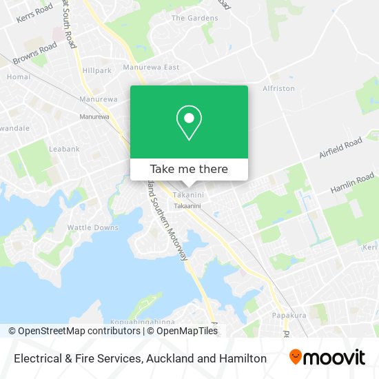 Electrical & Fire Services map