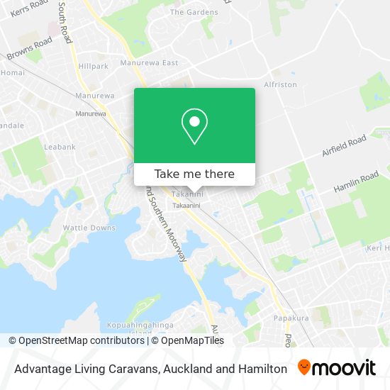 Advantage Living Caravans map