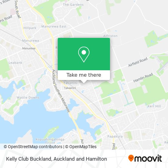 Kelly Club Buckland map