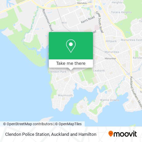 Clendon Police Station map