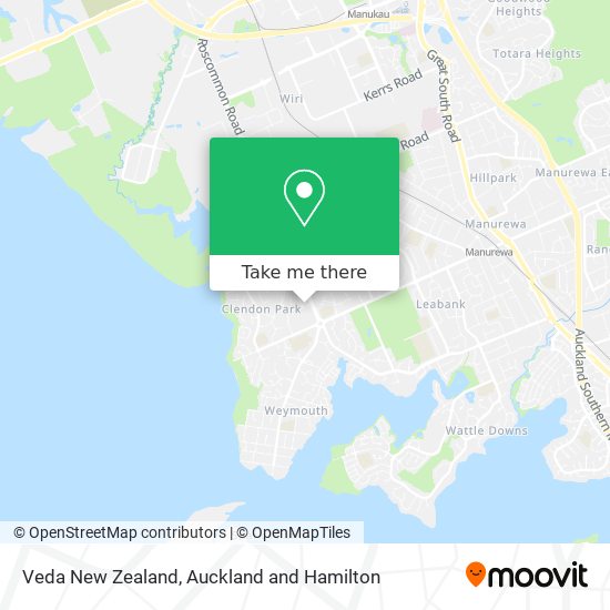 Veda New Zealand地图