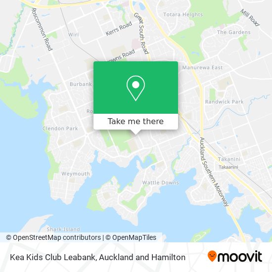 Kea Kids Club Leabank地图