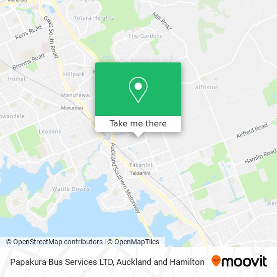 Papakura Bus Services LTD地图