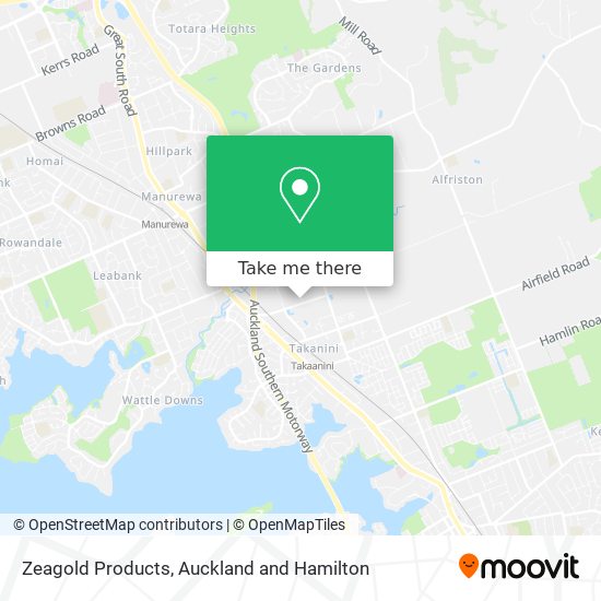 Zeagold Products map