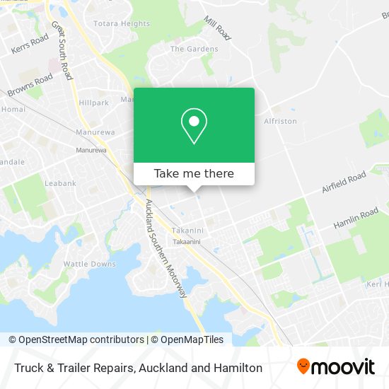 Truck & Trailer Repairs map