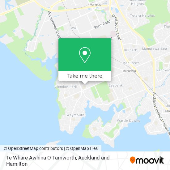 Te Whare Awhina O Tamworth地图