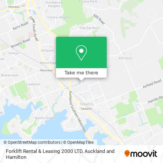 Forklift Rental & Leasing 2000 LTD map