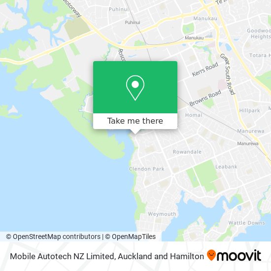 Mobile Autotech NZ Limited map