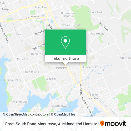 Great South Road Manurewa地图