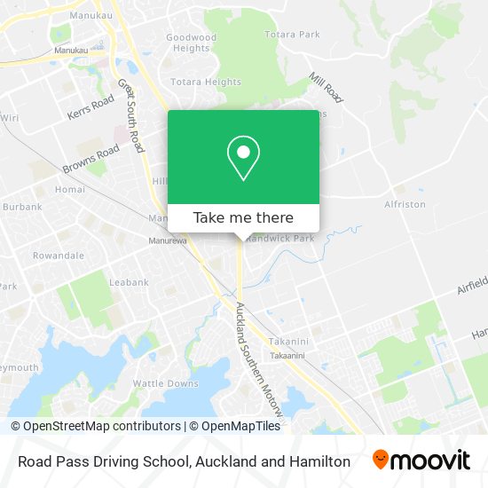 Road Pass Driving School map