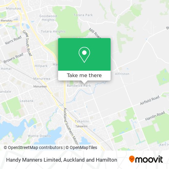 Handy Manners Limited map