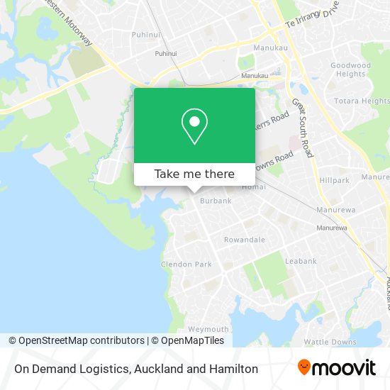On Demand Logistics map