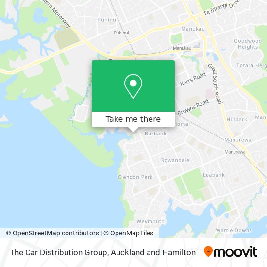 The Car Distribution Group map