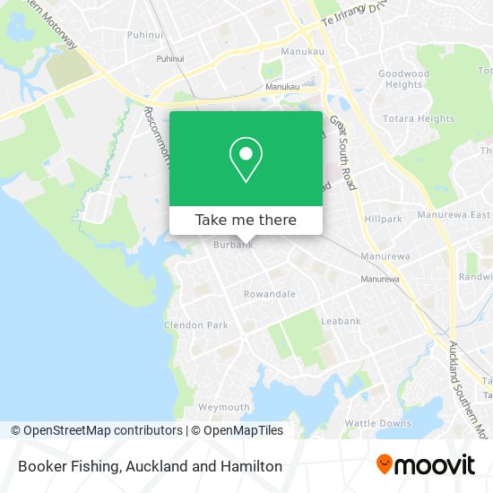 Booker Fishing map