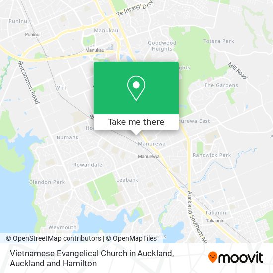 Vietnamese Evangelical Church in Auckland地图