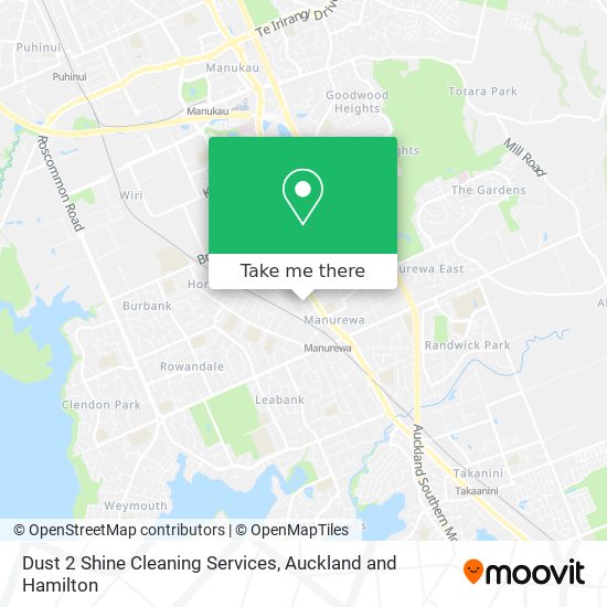 Dust 2 Shine Cleaning Services map