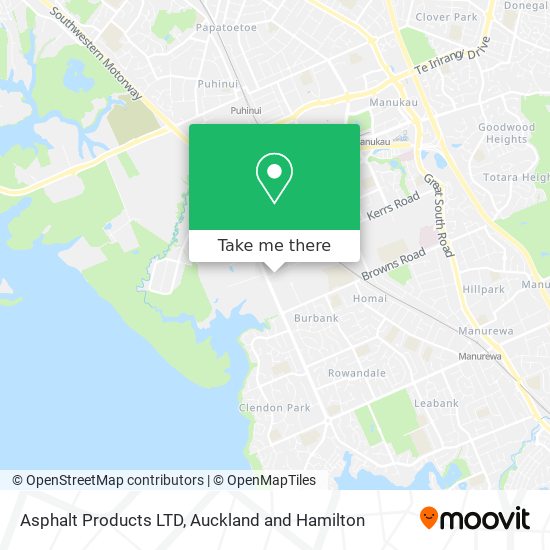 Asphalt Products LTD map