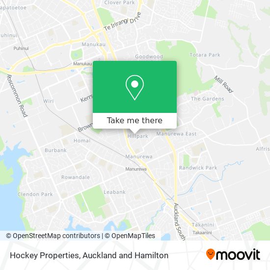 Hockey Properties map