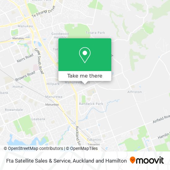 Fta Satellite Sales & Service map