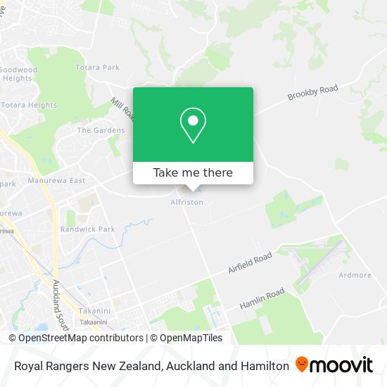 Royal Rangers New Zealand地图