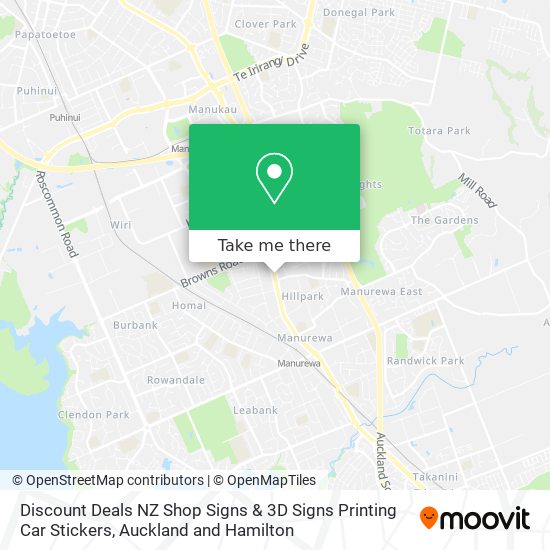 Discount Deals NZ Shop Signs & 3D Signs Printing Car Stickers map