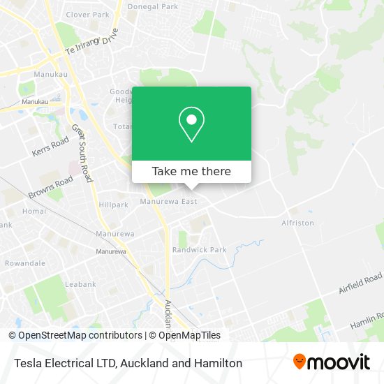 Tesla Electrical LTD map