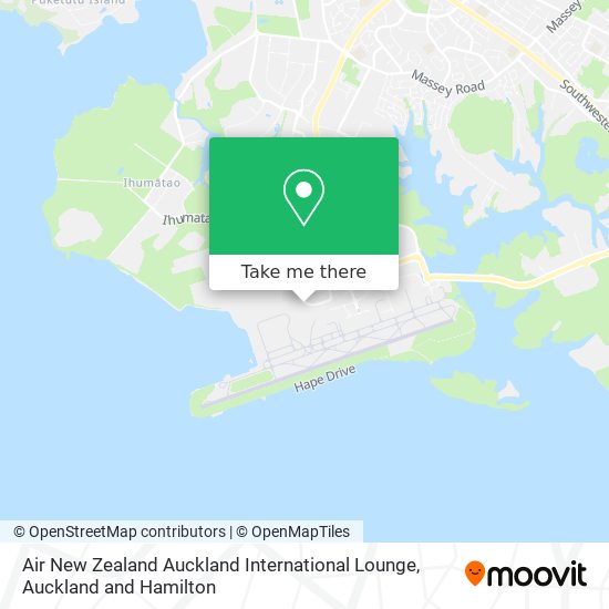 Air New Zealand Auckland International Lounge地图
