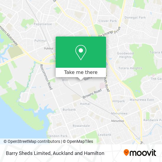 Barry Sheds Limited map