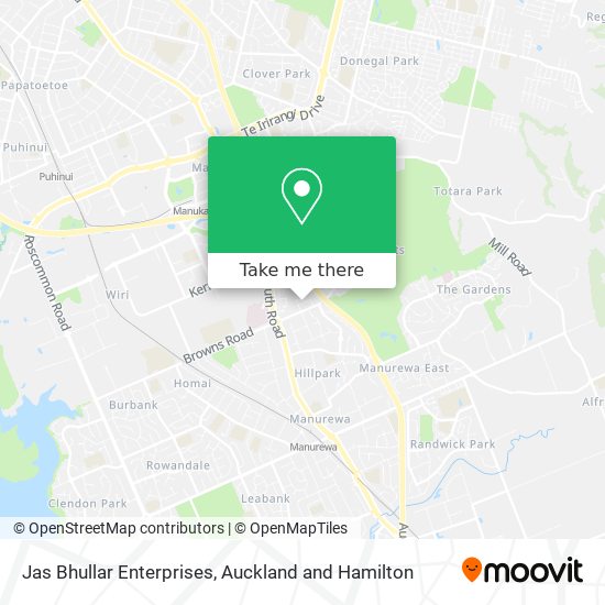 Jas Bhullar Enterprises map