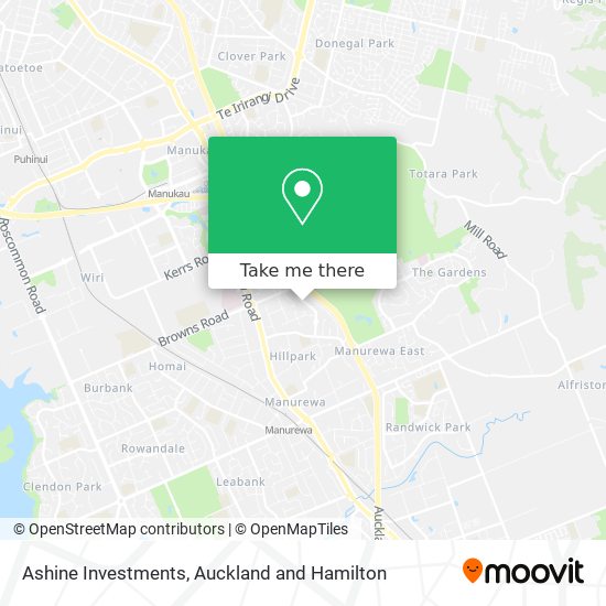 Ashine Investments map