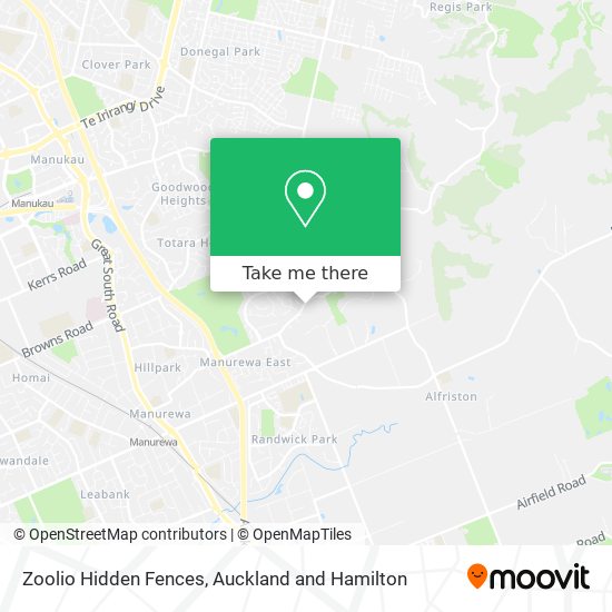 Zoolio Hidden Fences map