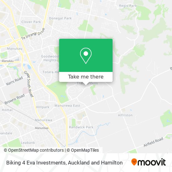 Biking 4 Eva Investments map