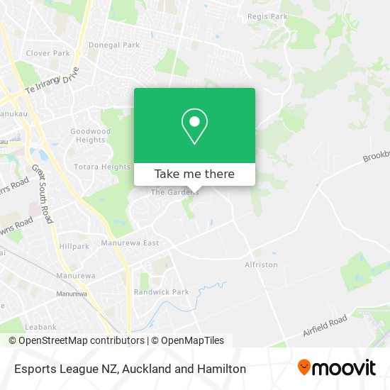 Esports League NZ map