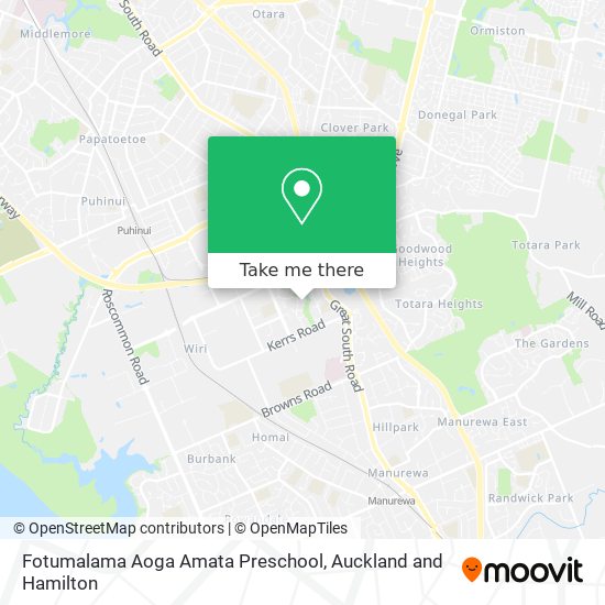 Fotumalama Aoga Amata Preschool map
