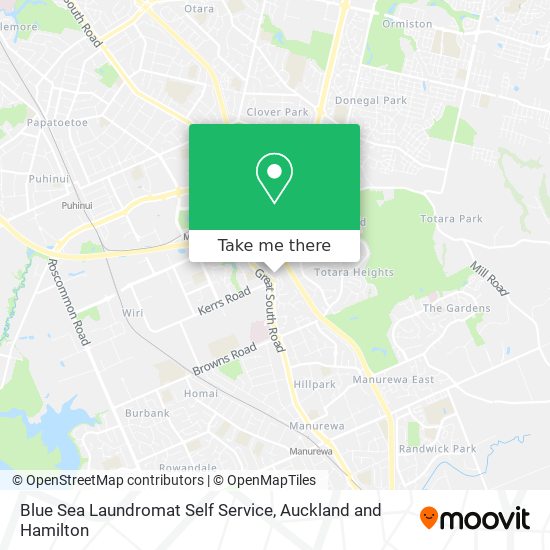 Blue Sea Laundromat Self Service map
