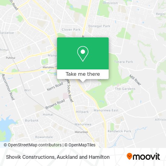 Shovik Constructions map