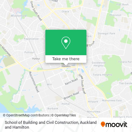 School of Building and Civil Construction map