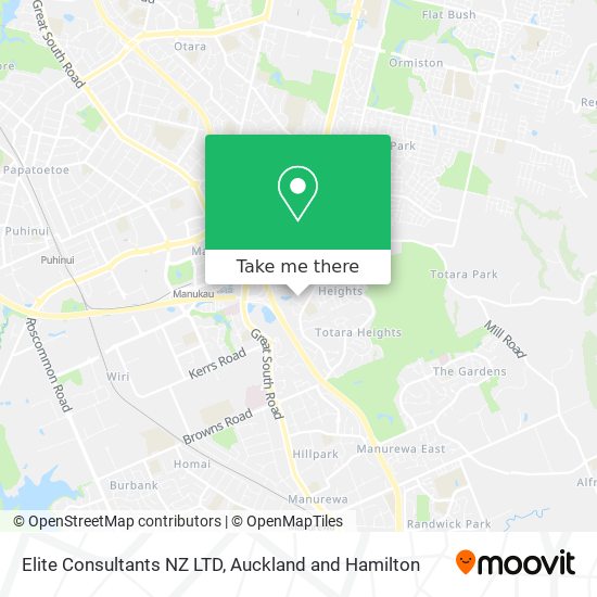 Elite Consultants NZ LTD map