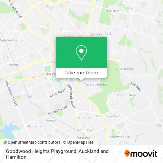 Goodwood Heights Playground map