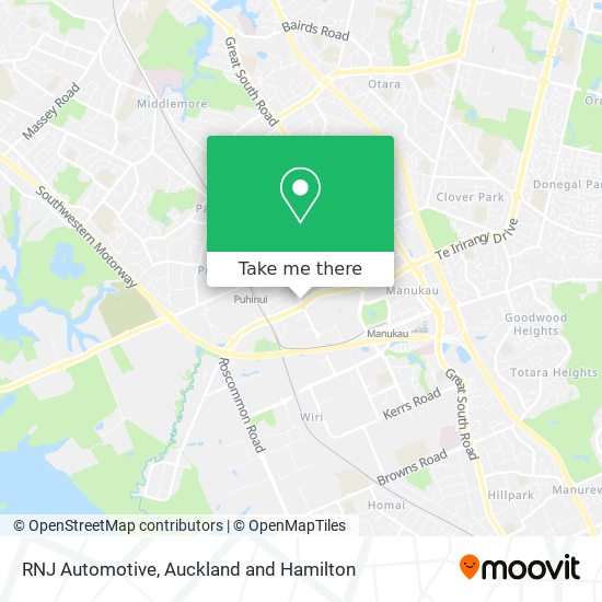 RNJ Automotive map