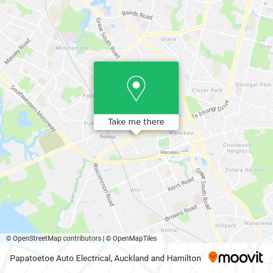 Papatoetoe Auto Electrical地图