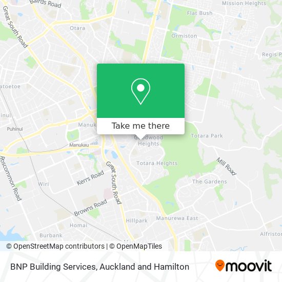 BNP Building Services map