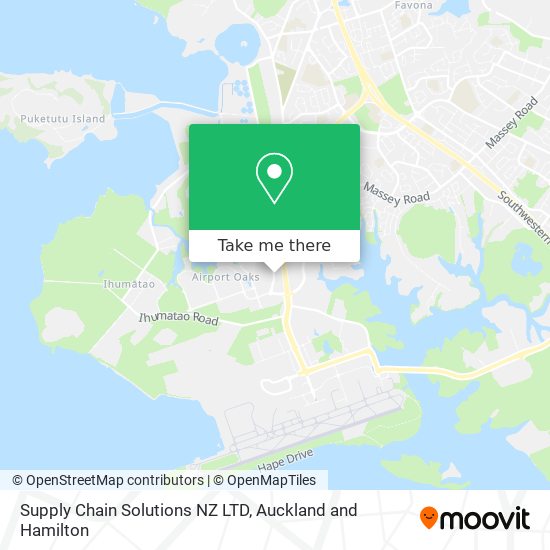 Supply Chain Solutions NZ LTD map