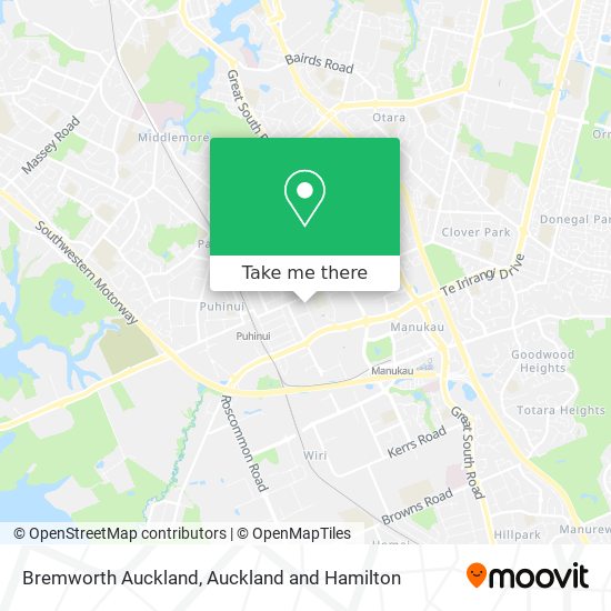 Bremworth Auckland地图