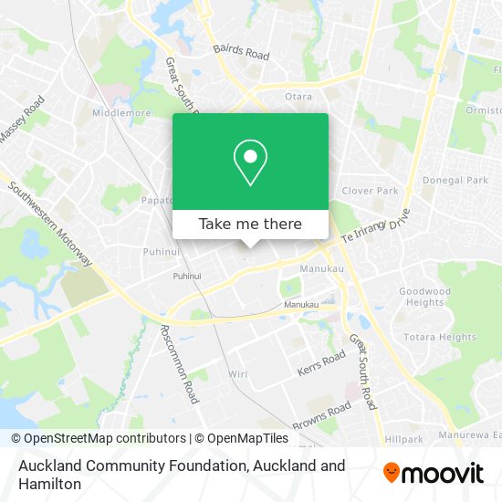 Auckland Community Foundation地图