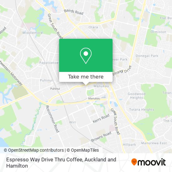 Espresso Way Drive Thru Coffee map