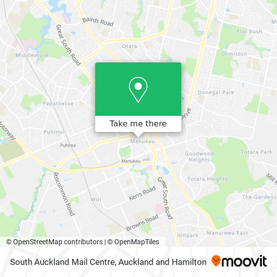 South Auckland Mail Centre地图