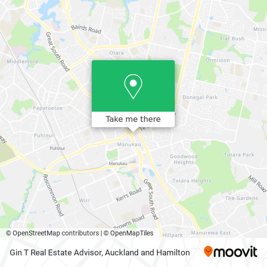 Gin T Real Estate Advisor map